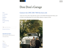 Tablet Screenshot of donovanbray.com